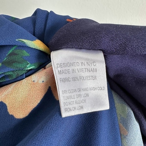 Yumi Kim Blue Darling Floral Tiered Maxi Dress sz Small - Picture 13 of 14